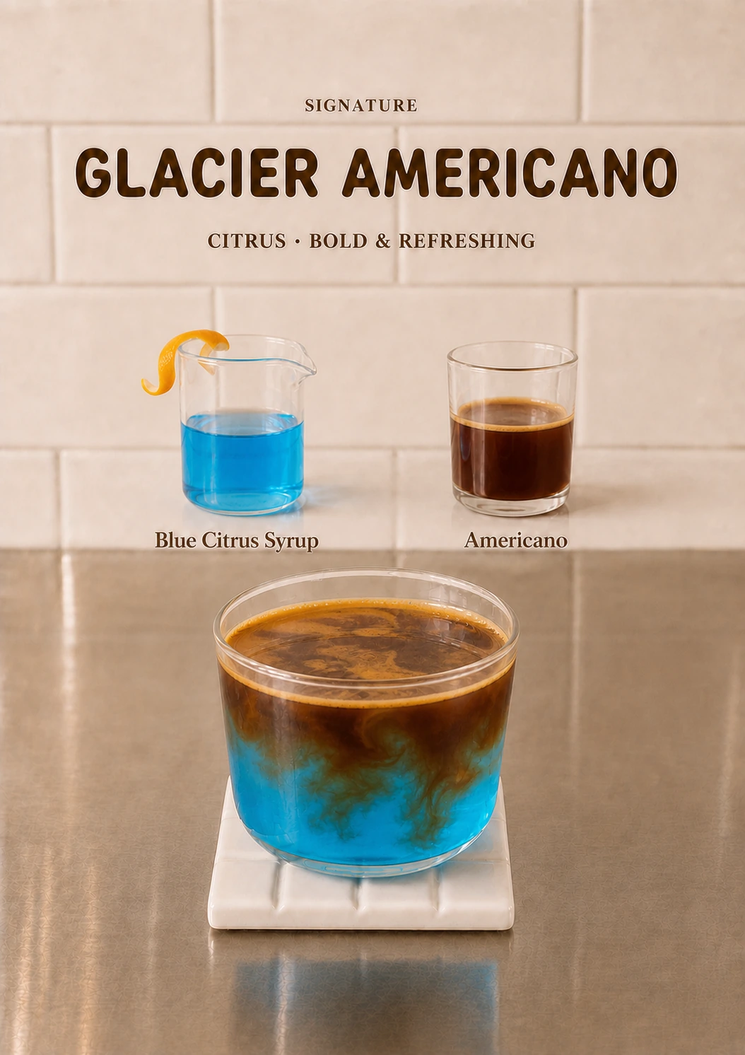 Glacier Americano · 冰川美式